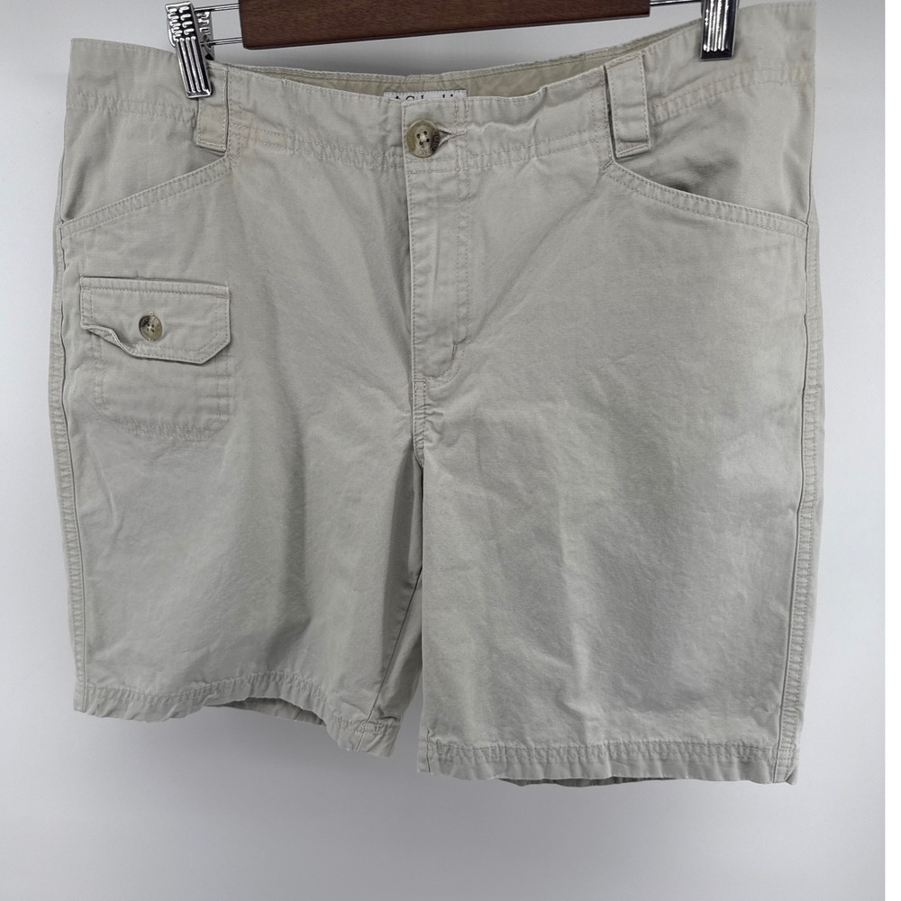 Columbia Sportswear Women's Khaki Cargo Shorts Size 14